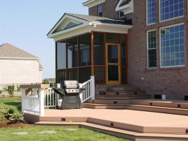 Screened Porch installation in Portsmouth