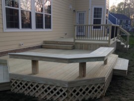 Pressure Treated Wood Deck Builders Hampton Roads, VA